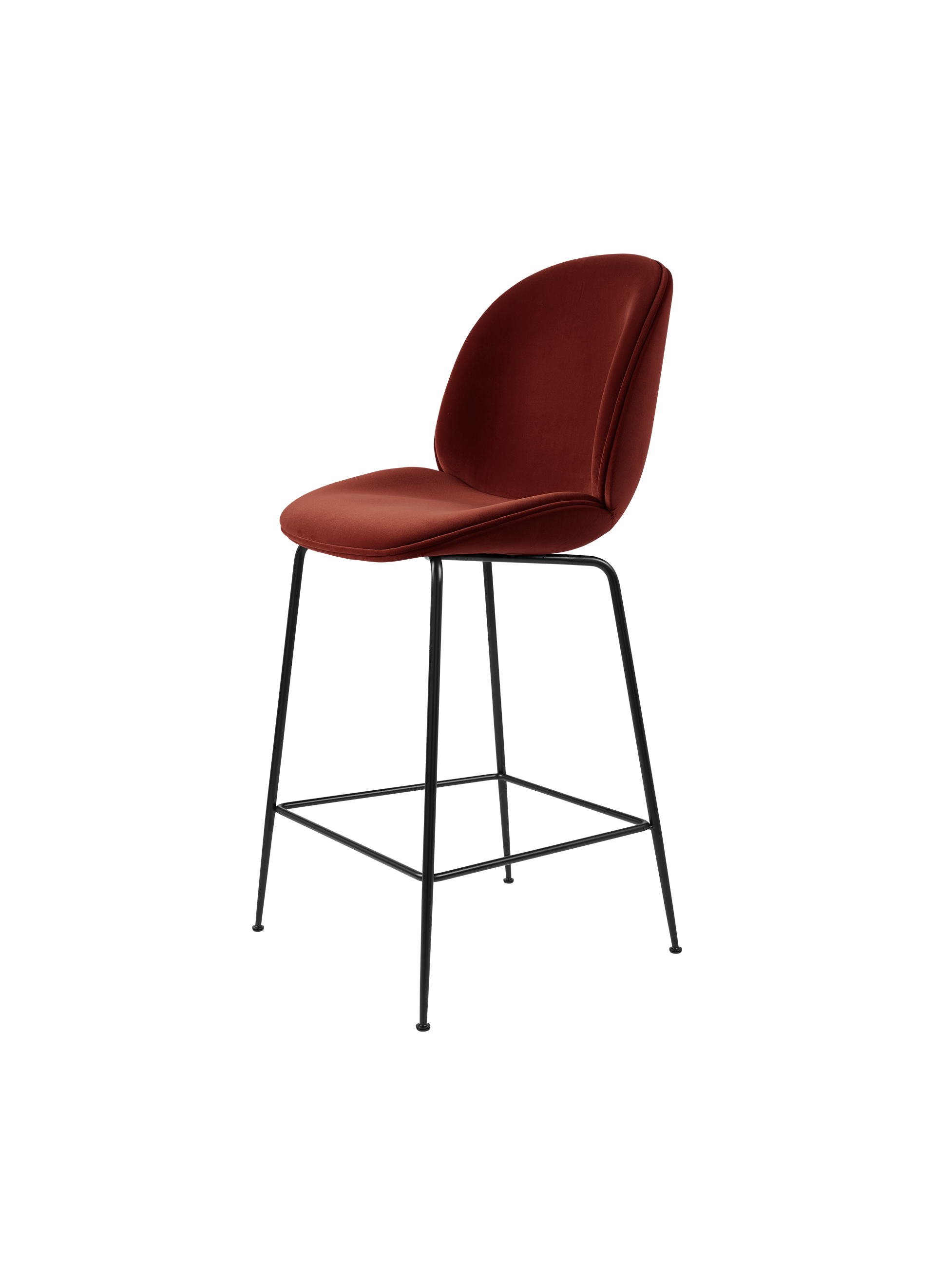 GUBI Beetle Counter Chair, Fully Upholstered
